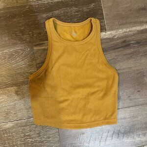 Aerie offline high neck tank with shelf bra